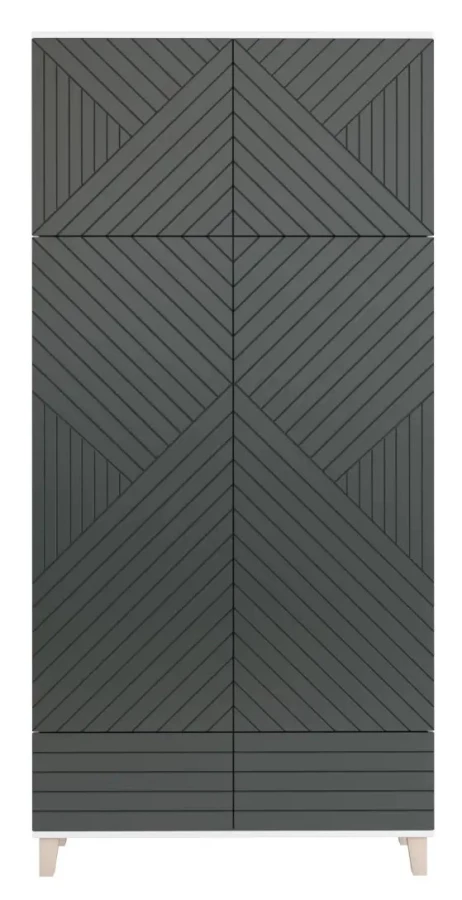 Шкаф распашной Марвин 7 Anthracite (изображение №2)