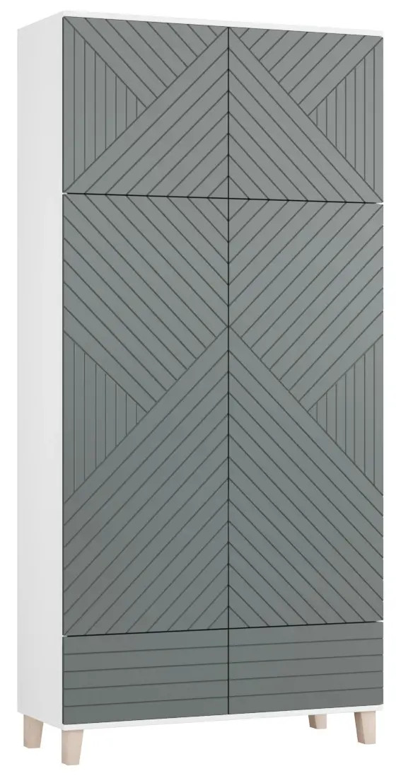 Шкаф распашной Марвин 7 Steel