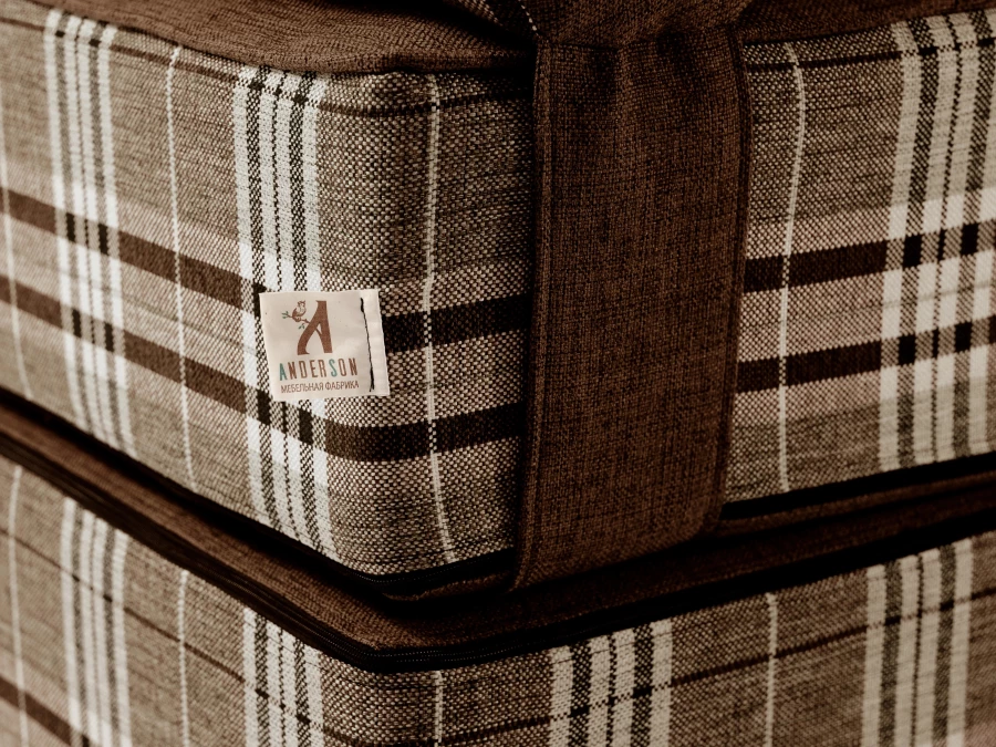 Бескаркасный диван Фаргус коричневый (изображение №10)