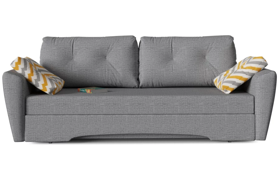 Диван прямой Мадейра еврокнижка Zigzag grey (изображение №2)