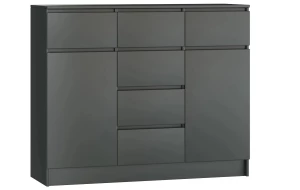 Комод с 6 ящиками - аналог IKEA MALM, 40х120х99 см, графит