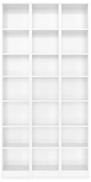 Стеллаж Билли - аналог IKEA BILLY/OXBERG, 120x28x237 см, белый (изображение №2)