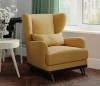 Кресло - аналог IKEA STRANDMON, 90х75х90 см, желтый (изображение №6)