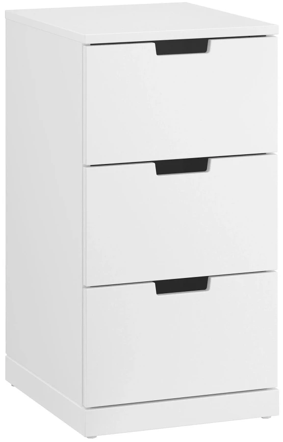 Комод с 3 ящиками - аналог IKEA  NORDLI, 30x70 см, белый (изображение №1)