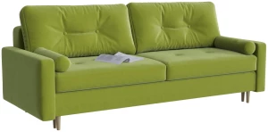 Диван прямой Белфаст Green пантограф
