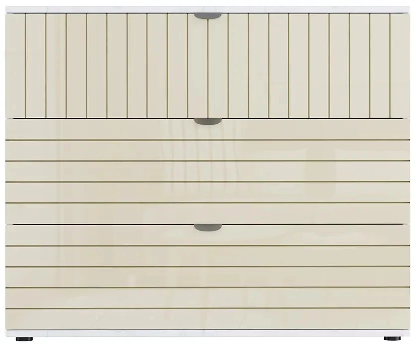 Комод с 3 ящиками - аналог IKEA BESTA, 50х93х76 см, ваниль (изображение №2)