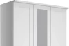 Шкаф распашной 3-х дверный с зеркалом - аналог IKEA BRIMNES, 50х120х220 см, белый (изображение №3)