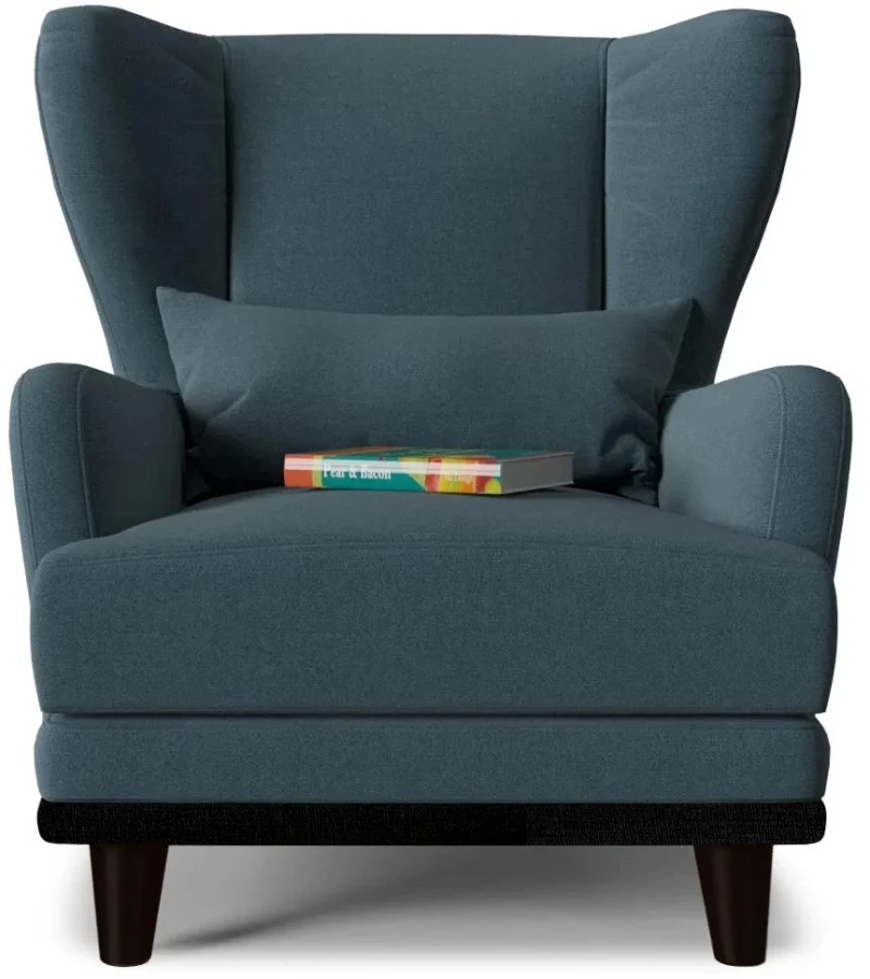 Кресло - аналог IKEA STRANDMON, 90х75х90 см, синий (изображение №3)