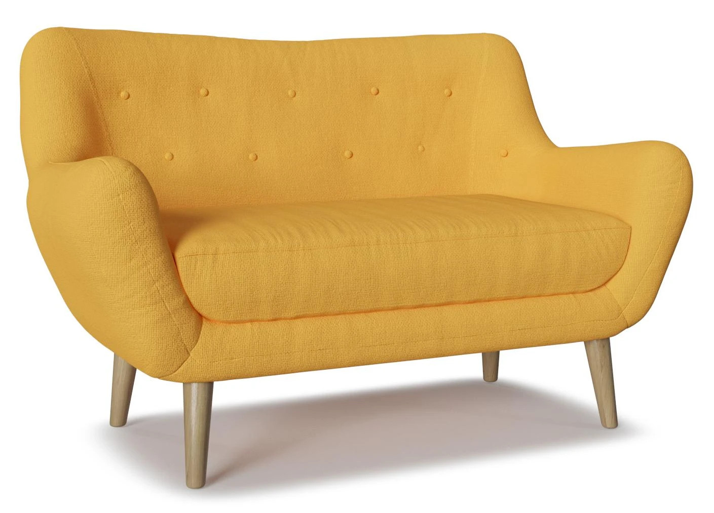 Диван прямой Элефант dream yellow нераскладной КЛУБФОРС Икеа (IKEA)