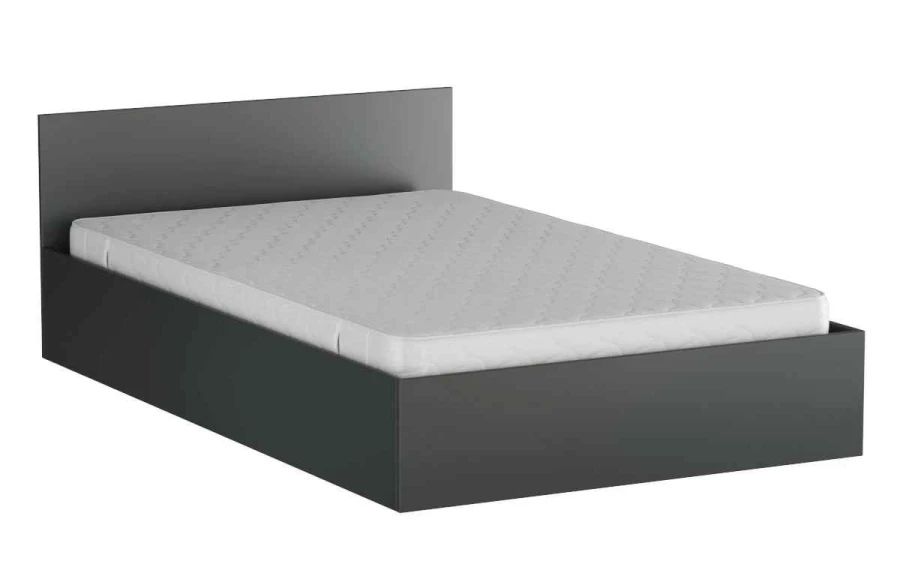 Кровать Морини 120 графит с матрасом Оптимал (изображение №2)