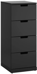 Комод с 4 ящиками - аналог IKEA  NORDLI, 30x90 см, черный