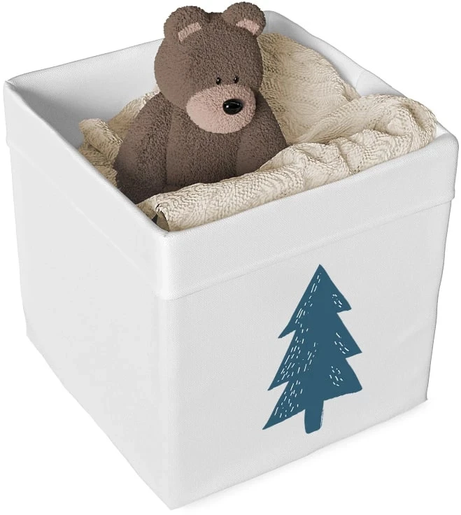 Ящик текстильный для игрушек Лапландия ёлка (изображение №4)