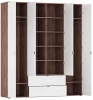 Шкаф распашной 4-х дверный - аналог IKEA BESTA, 50х185х215 см, белый (изображение №4)
