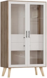 Шкаф-витрина Саланж 3 БЕСТО Икеа (IKEA)