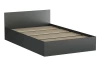 Кровать  - аналог IKEA MALM, 120х200 см, графит (изображение №3)