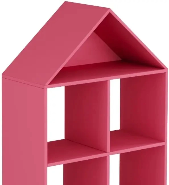 Стеллаж домик Лапландия розовый (изображение №3)