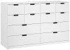 Комод с 12 ящиками - аналог IKEA  NORDLI, 120x90 см, белый