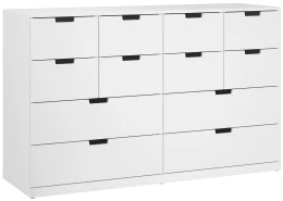 Комод с 12 ящиками - аналог IKEA  NORDLI, 120x90 см, белый