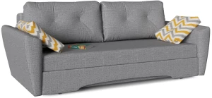 Диван прямой Мадейра еврокнижка Zigzag grey