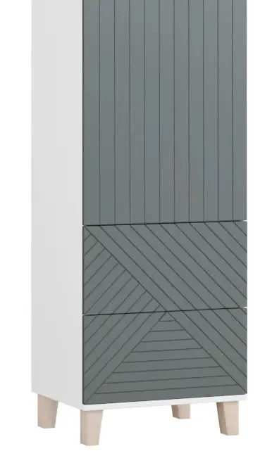 Шкаф распашной Марвин 9 Steel (изображение №3)