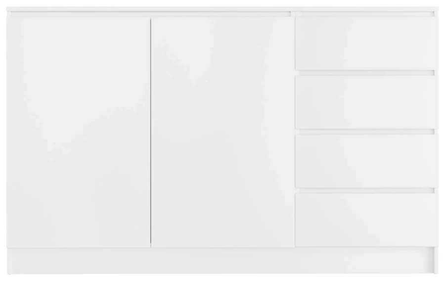 Комод с 6 ящиками - аналог IKEA MALM, 40х160 см, белая (изображение №2)