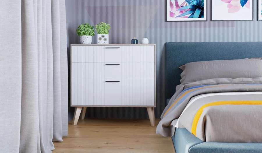 Тумба прикроватная Саланж 8 БЕСТО Икеа (IKEA) (изображение №1)