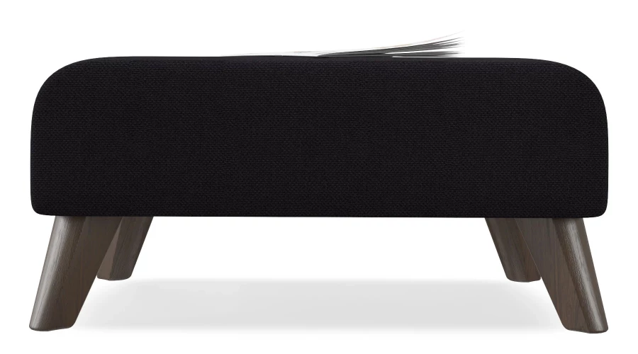 Пуф  - аналог IKEA STRANDMON, 40х60х30 см, черный (изображение №2)