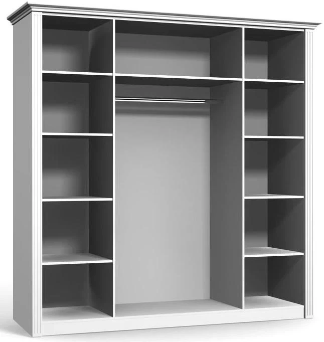Шкаф распашной Классика ЛЮКС 4.5 глянец (изображение №3)