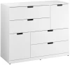 Комод с 6 ящиками - аналог IKEA  NORDLI, 90x90 см, белый (изображение №3)