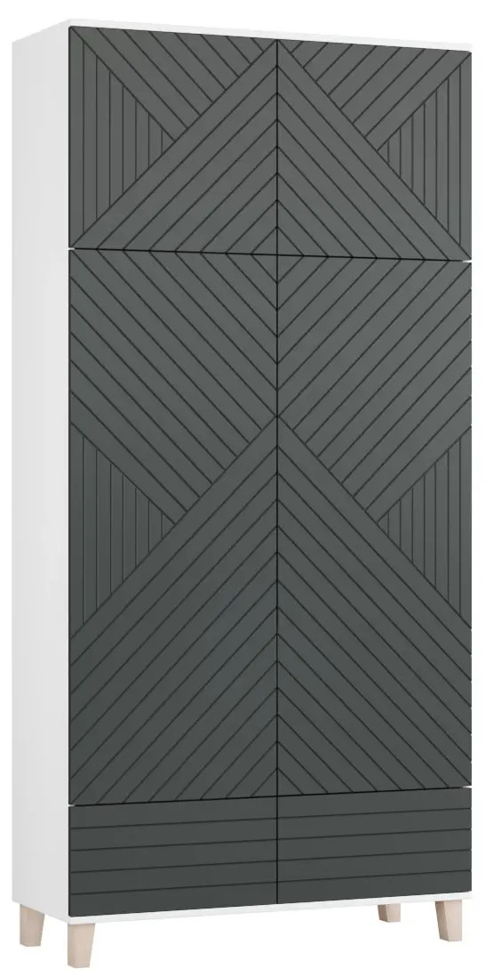 Шкаф распашной Марвин 7 Anthracite