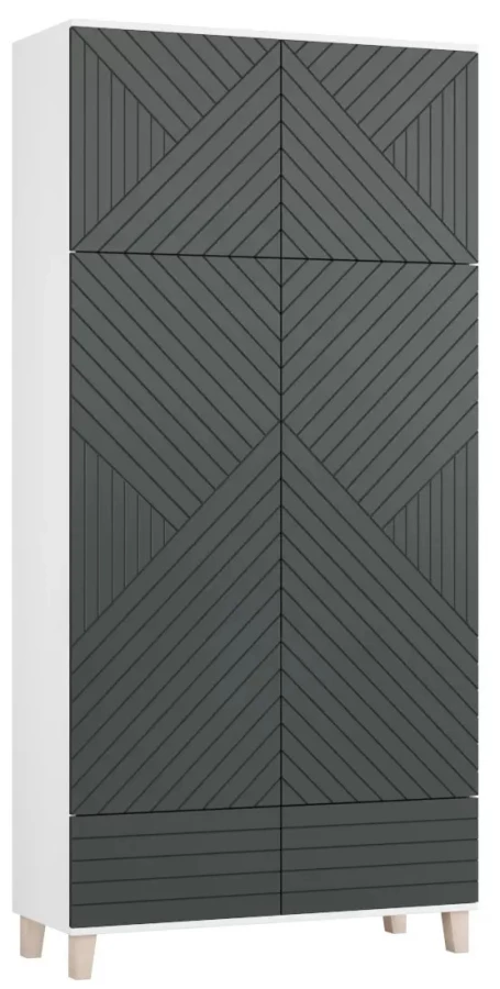 Шкаф распашной Марвин 7 Anthracite (изображение №1)