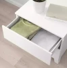 Комод с 2 ящиками  - аналог IKEA OPPHUS ОПХУС, 60x53 см, белый (изображение №3)