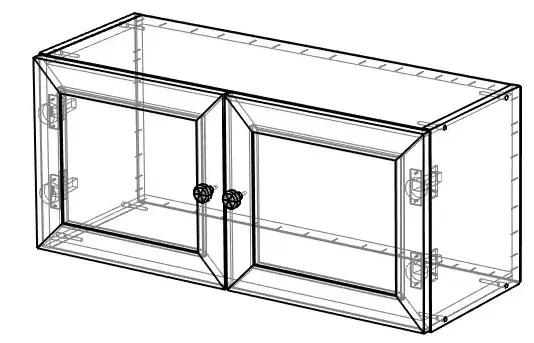 Антресоль на 2-створчатый шкаф Билли дуб молочный Икеа (IKEA) (изображение №5)