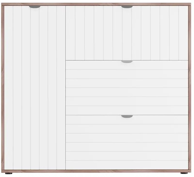 Комод с 4 ящиками - аналог IKEA BESTA, 46х105х94 см, белый (изображение №3)