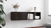 Тумба навесная Билли - аналог IKEA BILLY, 147x39x42 см, коричневый