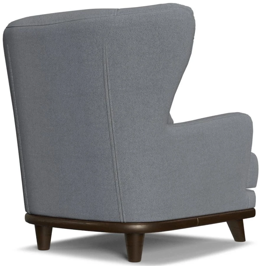 Кресло - аналог IKEA STRANDMON, 90х75х90 см, светлый серый (изображение №4)