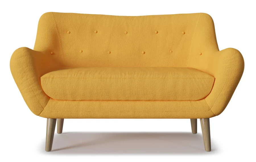 Диван прямой Элефант dream yellow нераскладной КЛУБФОРС Икеа (IKEA) (изображение №2)