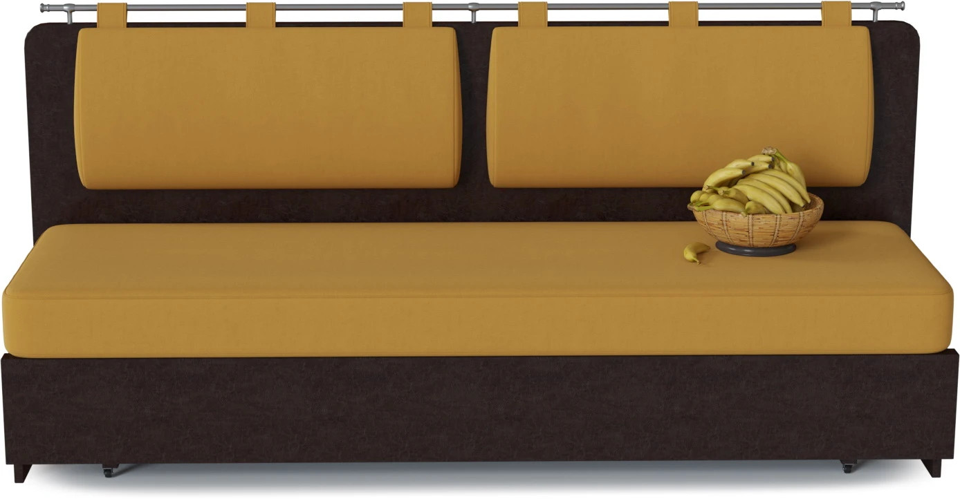 Диван кухонный Говард Yellow со спальным местом