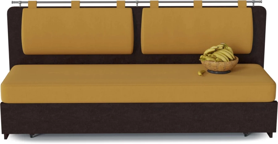 Диван кухонный Говард Yellow со спальным местом (изображение №1)