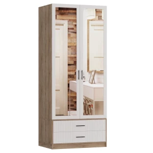 Шкаф распашной двухдверный Саланж 6 БЕСТО Икеа (IKEA)