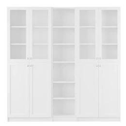 Шкаф книжный Билли 82 Белый ИКЕА (IKEA)