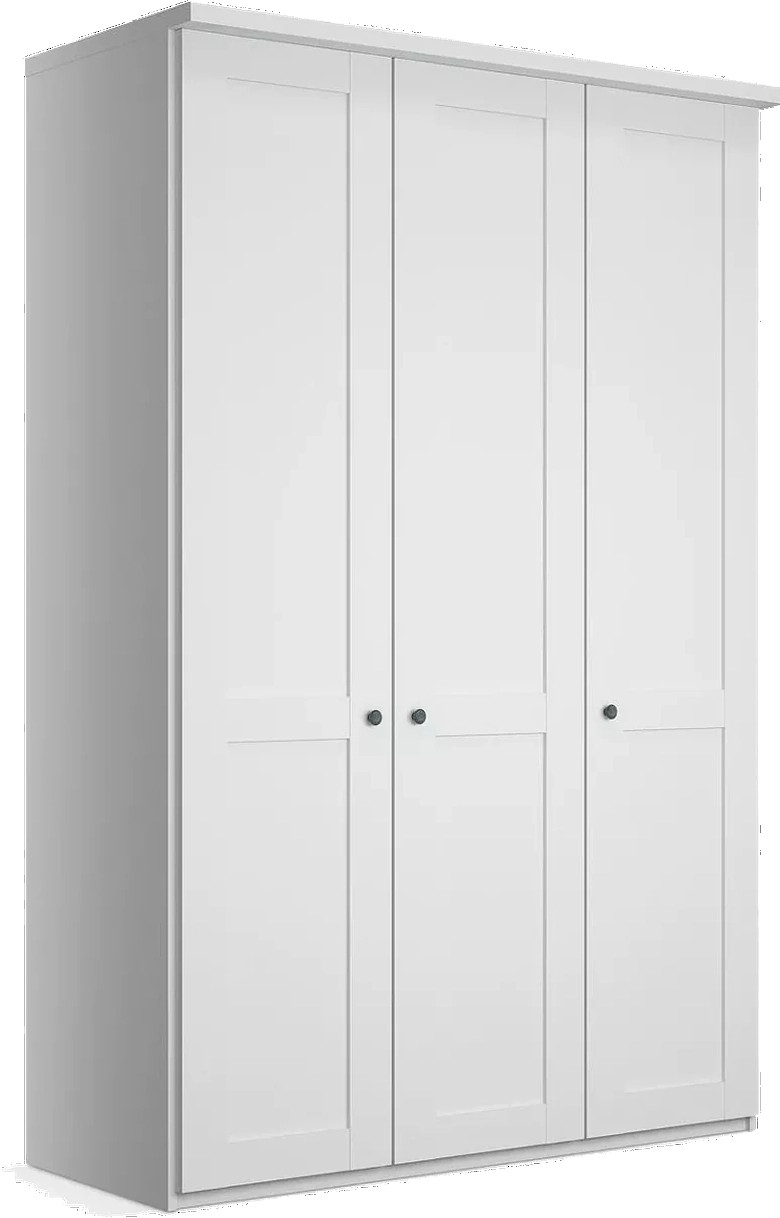 Шкаф распашной 3-х дверный - аналог IKEA BRIMNES, 50х120х220 см, белый