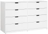 Комод с 8 ящиками - аналог IKEA  NORDLI, 120x90 см, белый