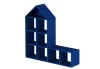 Стеллаж домик Лапландия синий (изображение №2)