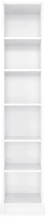 Стеллаж Билли - аналог IKEA BILLY/OXBERG, 40x28x202 см, белый (изображение №2)