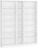 Стеллаж Билли - аналог IKEA BILLY/OXBERG, 200x28x237 см, белый (изображение №1)