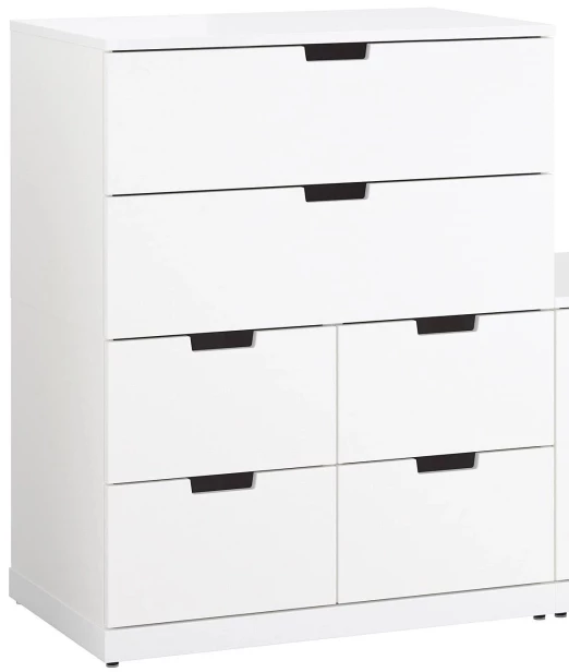 Комод с 8 ящиками - аналог IKEA  NORDLI, 90x120 см, белый (изображение №2)