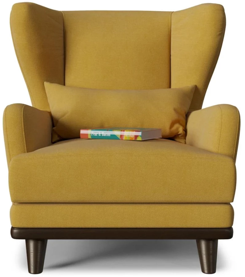Кресло - аналог IKEA STRANDMON, 90х75х90 см, желтый (изображение №2)