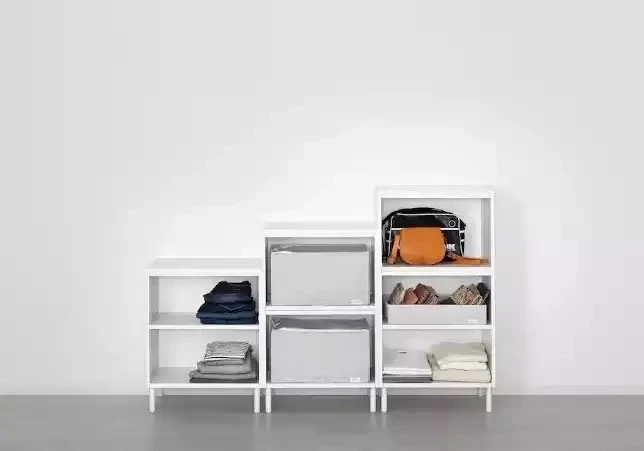 Шкаф модульный  - аналог, аналог IKEA OPPHUS, 180x1133 см, белый (изображение №3)