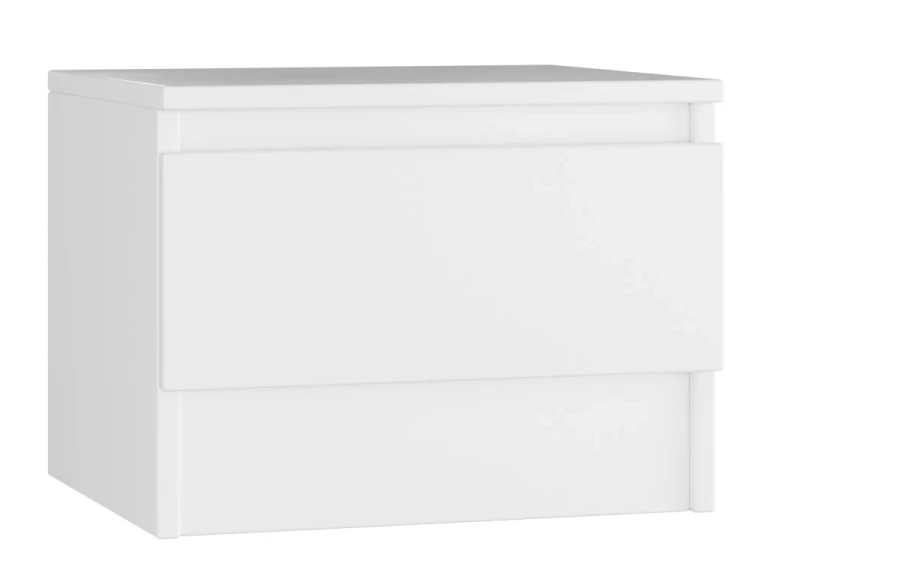 Тумба прикроватная с 1 ящиком - аналог IKEA MALM, 40х35 см, белая (изображение №1)